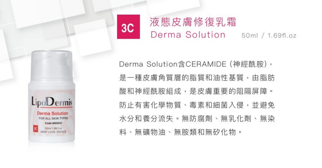 LipoDermis Derma Solution 液態皮膚修復乳霜